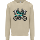 Cafe Racer Biker Motorcycle Motorbike Mens Sweatshirt Jumper Sand