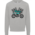 Cafe Racer Biker Motorcycle Motorbike Mens Sweatshirt Jumper Sports Grey