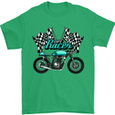 Cafe Racer Biker Motorcycle Motorbike Mens T-Shirt Cotton Gildan Irish Green