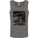 Cafe Racer Biker Motorcycle Motorbike Mens Vest Tank Top Charcoal