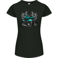 Cafe Racer Biker Motorcycle Motorbike Womens Petite Cut T-Shirt Black