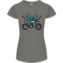 Cafe Racer Biker Motorcycle Motorbike Womens Petite Cut T-Shirt Charcoal