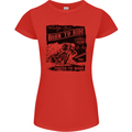 Cafe Racer Biker Motorcycle Motorbike Womens Petite Cut T-Shirt Red