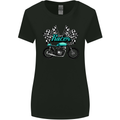 Cafe Racer Biker Motorcycle Motorbike Womens Wider Cut T-Shirt Black