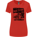 Cafe Racer Biker Motorcycle Motorbike Womens Wider Cut T-Shirt Red