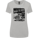 Cafe Racer Biker Motorcycle Motorbike Womens Wider Cut T-Shirt Sports Grey