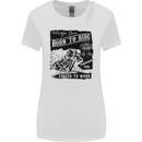 Cafe Racer Biker Motorcycle Motorbike Womens Wider Cut T-Shirt White