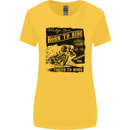 Cafe Racer Biker Motorcycle Motorbike Womens Wider Cut T-Shirt Yellow