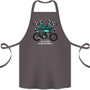 Cafe Racer Full Speed Biker Motorcycle Cotton Apron 100% Organic Dark Grey