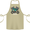 Cafe Racer Full Speed Biker Motorcycle Cotton Apron 100% Organic Khaki