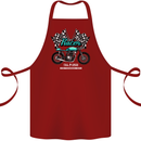 Cafe Racer Full Speed Biker Motorcycle Cotton Apron 100% Organic Maroon