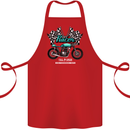 Cafe Racer Full Speed Biker Motorcycle Cotton Apron 100% Organic Red