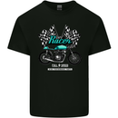 Cafe Racer Full Speed Biker Motorcycle Kids T-Shirt Childrens Black