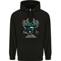 Cafe Racer Full Speed Biker Motorcycle Mens 80% Cotton Hoodie Black