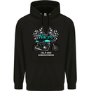 Cafe Racer Full Speed Biker Motorcycle Mens 80% Cotton Hoodie Black