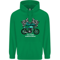 Cafe Racer Full Speed Biker Motorcycle Mens 80% Cotton Hoodie Irish Green