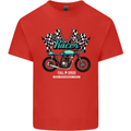 Cafe Racer Full Speed Biker Motorcycle Mens Cotton T-Shirt Tee Top Red