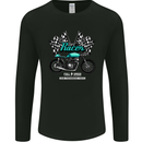 Cafe Racer Full Speed Biker Motorcycle Mens Long Sleeve T-Shirt Black