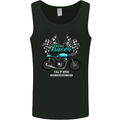 Cafe Racer Full Speed Biker Motorcycle Mens Vest Tank Top Black