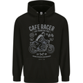 Cafe Racer Live Young Biker Motorcycle Mens Hoodie Black