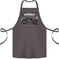 Cafe Racer Motorbike Motorcycle Biker Cotton Apron 100% Organic Dark Grey