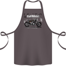 Cafe Racer Motorbike Motorcycle Biker Cotton Apron 100% Organic Dark Grey