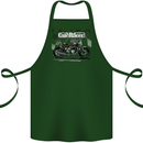 Cafe Racer Motorbike Motorcycle Biker Cotton Apron 100% Organic Forest Green