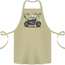 Cafe Racer Motorbike Motorcycle Biker Cotton Apron 100% Organic Khaki