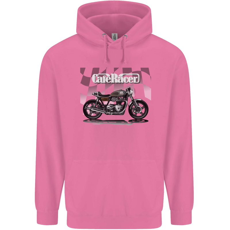 Cafe Racer Motorbike Motorcycle Biker Mens 80% Cotton Hoodie Azelea
