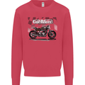 Cafe Racer Motorbike Motorcycle Biker Mens Sweatshirt Jumper Heliconia
