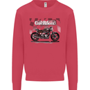 Cafe Racer Motorbike Motorcycle Biker Mens Sweatshirt Jumper Heliconia