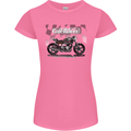 Cafe Racer Motorbike Motorcycle Biker Womens Petite Cut T-Shirt Azalea