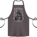 Cafe Racer Motorcycle Motorbike Biker Cotton Apron 100% Organic Dark Grey