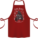 Cafe Racer Motorcycle Motorbike Biker Cotton Apron 100% Organic Maroon