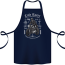 Cafe Racer Motorcycle Motorbike Biker Cotton Apron 100% Organic Navy Blue