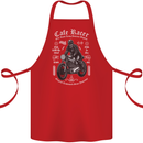 Cafe Racer Motorcycle Motorbike Biker Cotton Apron 100% Organic Red