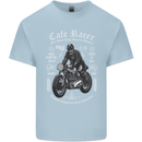 Cafe Racer Motorcycle Motorbike Biker Kids T-Shirt Childrens Light Blue