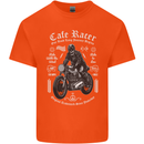 Cafe Racer Motorcycle Motorbike Biker Kids T-Shirt Childrens Orange