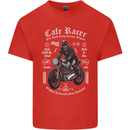 Cafe Racer Motorcycle Motorbike Biker Kids T-Shirt Childrens Red