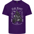 Cafe Racer Motorcycle Motorbike Biker Mens Cotton T-Shirt Tee Top Purple