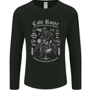 Cafe Racer Motorcycle Motorbike Biker Mens Long Sleeve T-Shirt Black