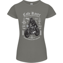 Cafe Racer Motorcycle Motorbike Biker Womens Petite Cut T-Shirt Charcoal