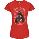 Cafe Racer Motorcycle Motorbike Biker Womens Petite Cut T-Shirt Red