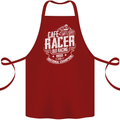 Cafe Racer Old Racing Biker Motorcycle Cotton Apron 100% Organic Maroon