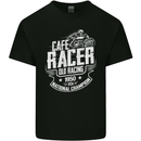 Cafe Racer Old Racing Biker Motorcycle Kids T-Shirt Childrens Black