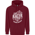 Cafe Racer Old Racing Biker Motorcycle Mens 80% Cotton Hoodie Maroon