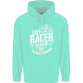 Cafe Racer Old Racing Biker Motorcycle Mens 80% Cotton Hoodie Peppermint