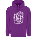 Cafe Racer Old Racing Biker Motorcycle Mens 80% Cotton Hoodie Purple