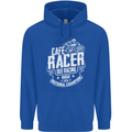Cafe Racer Old Racing Biker Motorcycle Mens 80% Cotton Hoodie Royal Blue