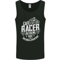 Cafe Racer Old Racing Biker Motorcycle Mens Vest Tank Top Black